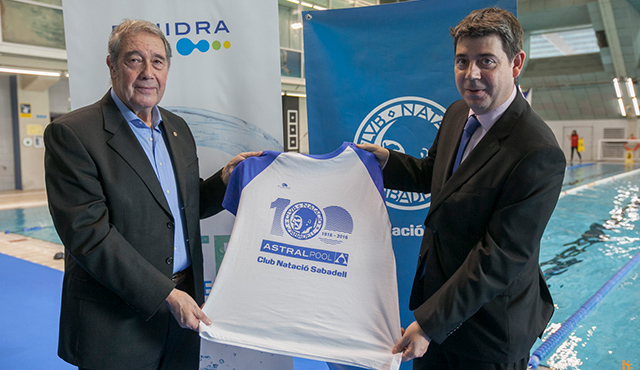 Club Natació Sabadell and Astralpool renew sponsorship agreement for the next three years