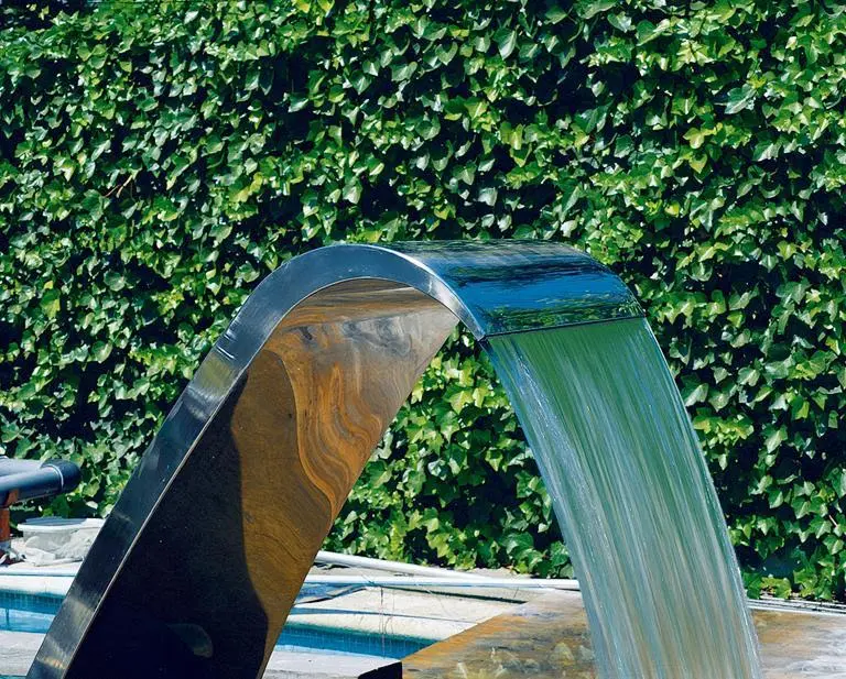 Swimming pool waterfalls in the hospitality industry 9 Luxe Curtain