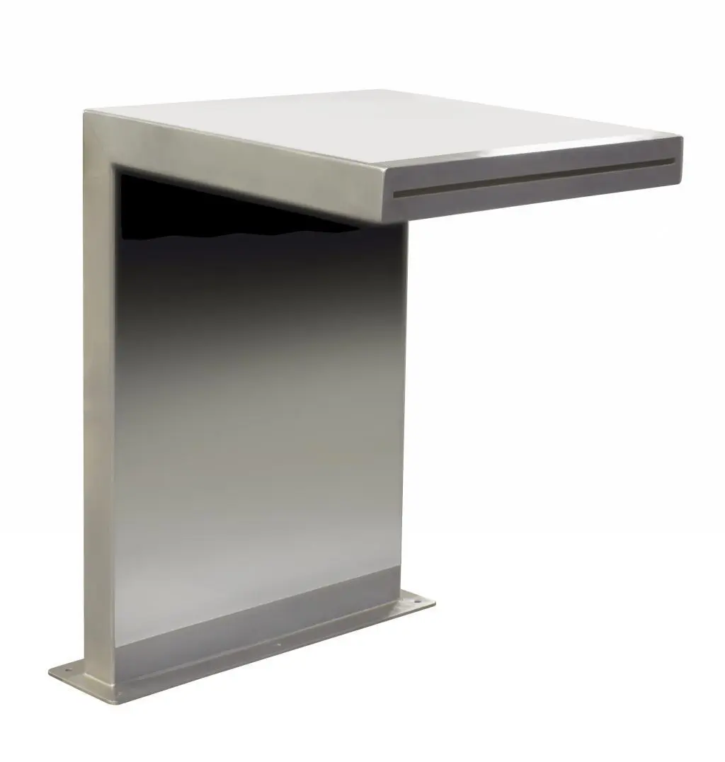 Swimming pool waterfalls in the hospitality industry 2 Straight Waterfall