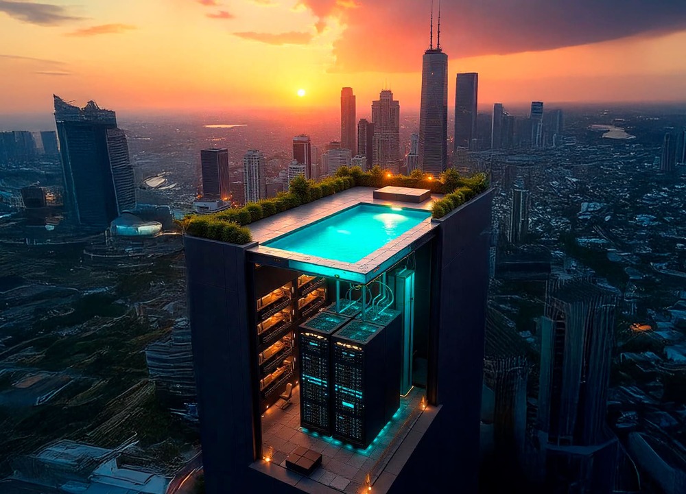 Heat recovery system: harnessing data center waste heat for commercial swimming pools Heat recovery system: harnessing data center waste heat for commercial swimming pools