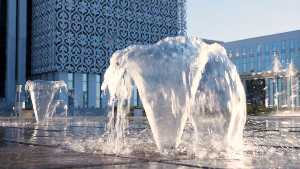 Architectural water features: transform your project with style and function 1 architectural water features Turkistan Square